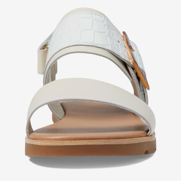 Sorel Ella III Slingback in White/Cream Leather - Picture 9 of 10